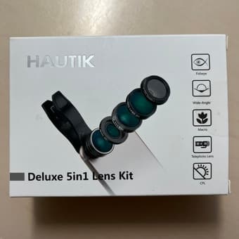 Cell Phone Camera Lens Kit (wide, macro, telephoto, cpl, fisheye) 1