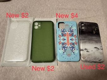 iPhone 11 case (2 - 4 USD) 1