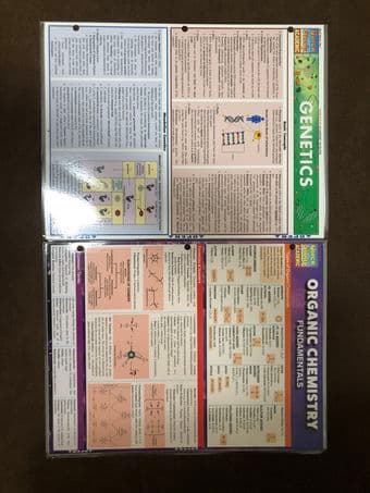 Genetics or Organic Chemistry Quick Study Sheets 1