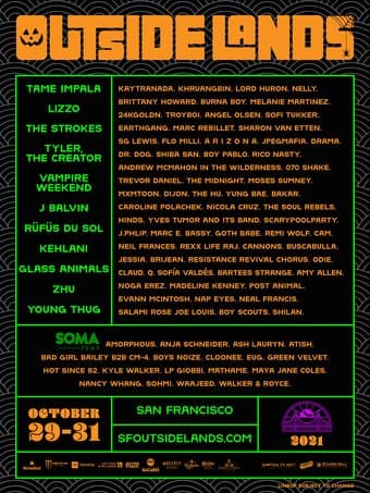 OUTSIDE LANDS 1xFri 4xSat 1