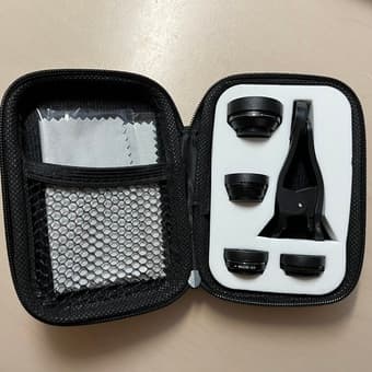 Phone Lenses (wide, macro, telephoto, cpl, fisheye) + remote shutter) 2