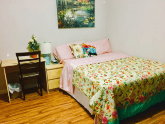 Studio or large master bedroom with private bath and private entrance 2