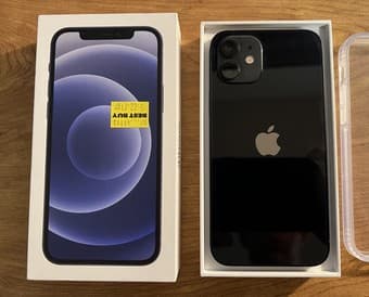 iPhone 12 - Mint! Factory Unlocked, Black, 64gb, Limited Warranty! 1