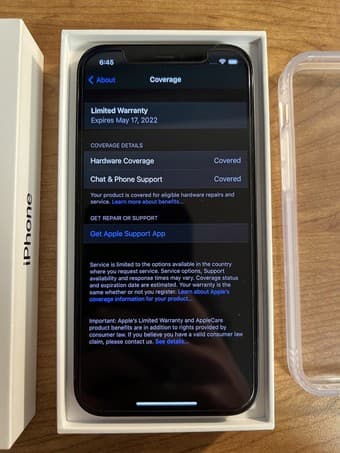 iPhone 12 - Mint! Factory Unlocked, Black, 64gb, Limited Warranty! 3
