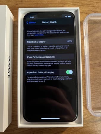 iPhone 12 - Mint! Factory Unlocked, Black, 64gb, Limited Warranty! 4