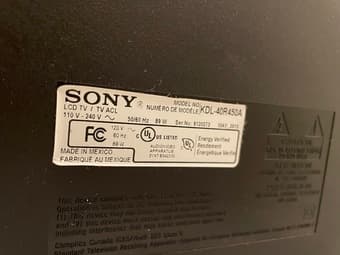 Sony tv 2