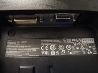 Dell Monitor 20" IN2030MC DVI, VGA 1