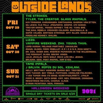 Outside lands Sunday ticket ($550 or best offer) 1
