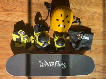 skateboard, JBM Adult/Child 3 in 1 Protective Gear Set, Helmet 1