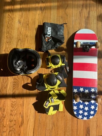 skateboard, JBM Adult/Child 3 in 1 Protective Gear Set, Helmet 2