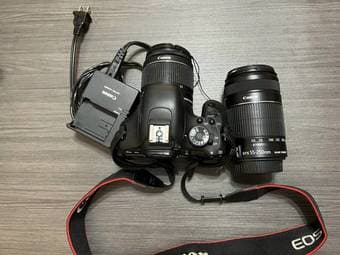 Canon T3i Body with 18-55mm IS II Kit Lens & EFS 55-250mm IS Lens 2
