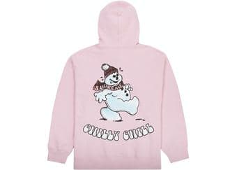 Supreme Snowman Hooded Sweatshirt in Light Pink (Size M, New) 1