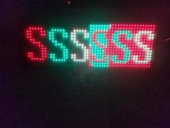 LED sign 3-Color RYG, 15"x40" IR Programmable Scrolling Message Board 2