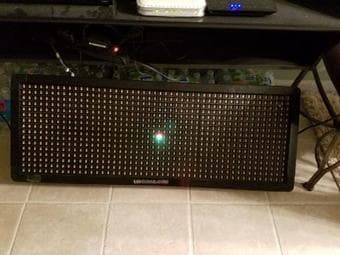 LED sign 3-Color RYG, 15"x40" IR Programmable Scrolling Message Board 4