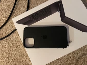 iPhone 12 | 12 Pro Silicone Case with MagSafe - Black 1