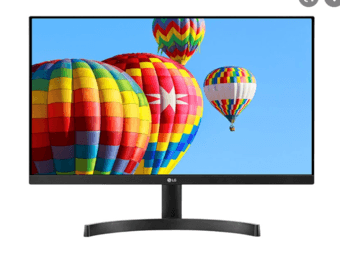 LG 24ML600M-B 24” Full HD IPS 3-Side Borderless Monitor w/ Dual HDMI 1
