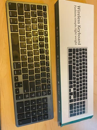 Wireless keyboard for Mac (black, not Apple production) 1