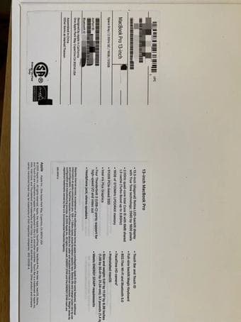 13-inch MacBook Pro with Touch Bar 1