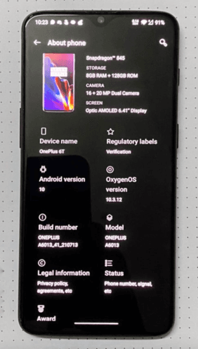 OnePlus 6T for sale 1
