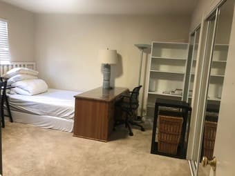 Private room or one bed in a shared master room is available now 2