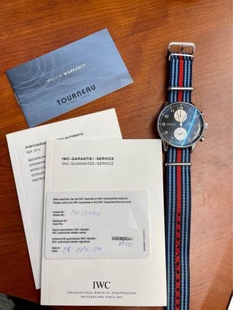 IWC 3714-04 "Panda" with extra straps - $3750 1