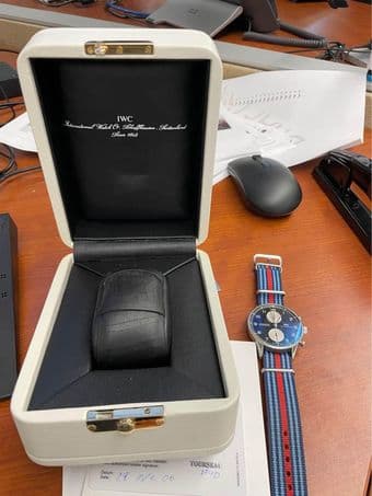 IWC 3714-04 "Panda" with extra straps - $3750 3
