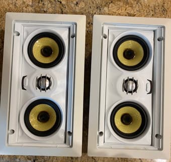 FS: Pair of Speakercraft Aim LCR 3 Five In-Wall Speakers 2