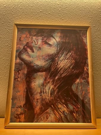 Bedroom Painting 16×24inch(40×60cm) with Wooden Frame 1