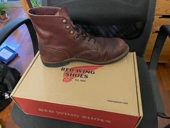 [shoes] red wing shoes - iron ranger oxblood 1