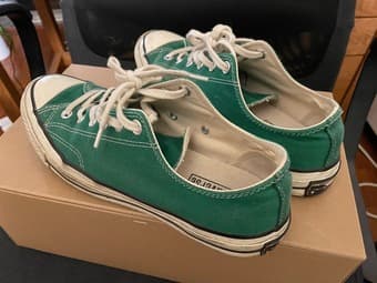 [shoes] Converse Chuck Taylor 70 Ox Mens Shoes (Green) 1