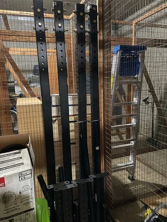 Free office chair, plant growth lights and exercise cage 2