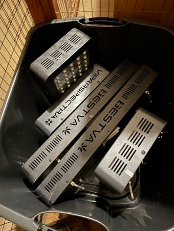 Free office chair, plant growth lights and exercise cage 3