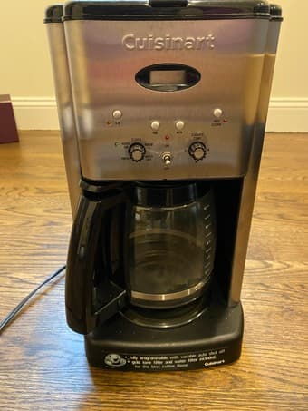 Cuisinart 12-cup Coffee Maker (used) 1