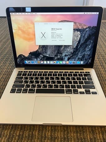 2014 Macbook Pro (i5, 16GB, 256GB) 1