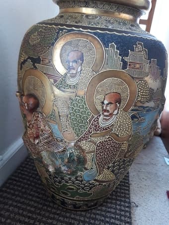 Satsuma Vase (19” tall) 2