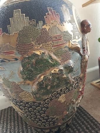 Satsuma Vase (19” tall) 3