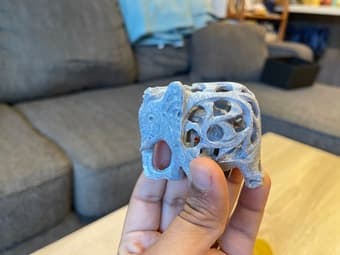 Hand Carved Stone Elephants 1