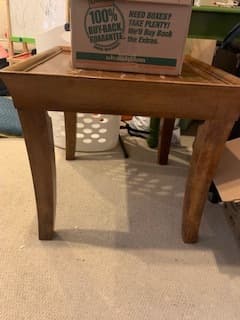 FREE wooden side tables 2