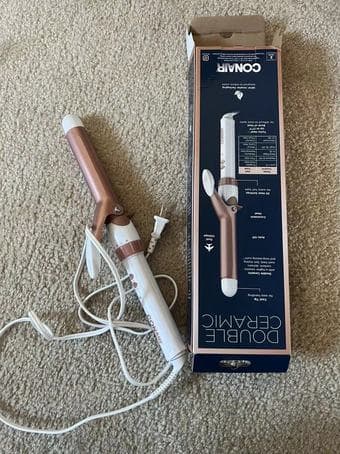 Conair Double Ceramic 1-Inch Curling Iron 1