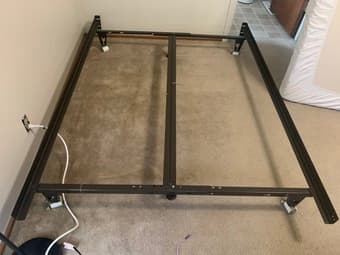 Adjustable Bed Frame and Full Size Box Spring 1
