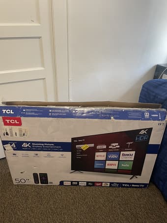 TCL 50" Class 4-Series 4K UHD HDR Roku Smart TV 1