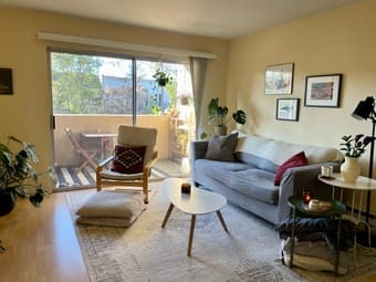 Large 1BR Apartment Available for Sublet near Cal Ave. (July-Sept) 1