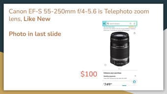 Canon Rebel Xsi (T1i) + 18-55mm IS lens 2