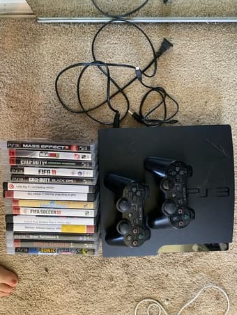 PS3 + Games + Controllers 1