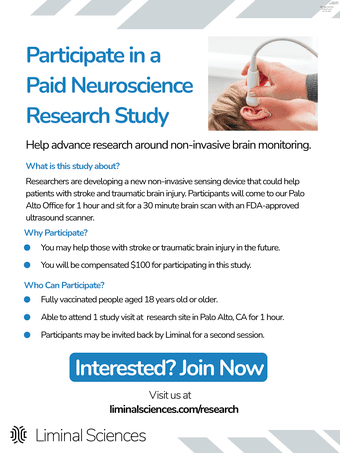 Participate in a Paid ($100) Neuroscience Research Study 1