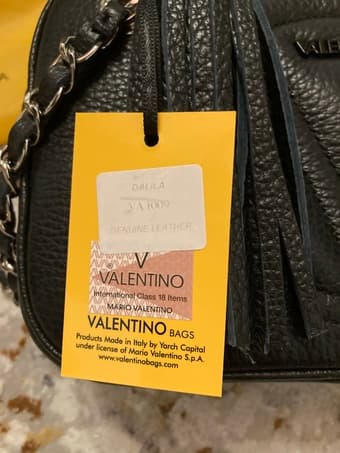 Brand new Valentino black leather crossbody bag 2