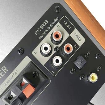 Bluetooth Bookshelf Speakers Optical,Aux Input Wireless IN WOOD! 2