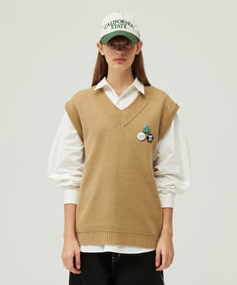 Korean Knit Vest 1