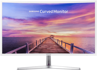 Samsung 32" Full HD Curved Screen LED TFT LCD Monitor Glossy White 1