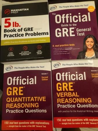 GRE prep books 1